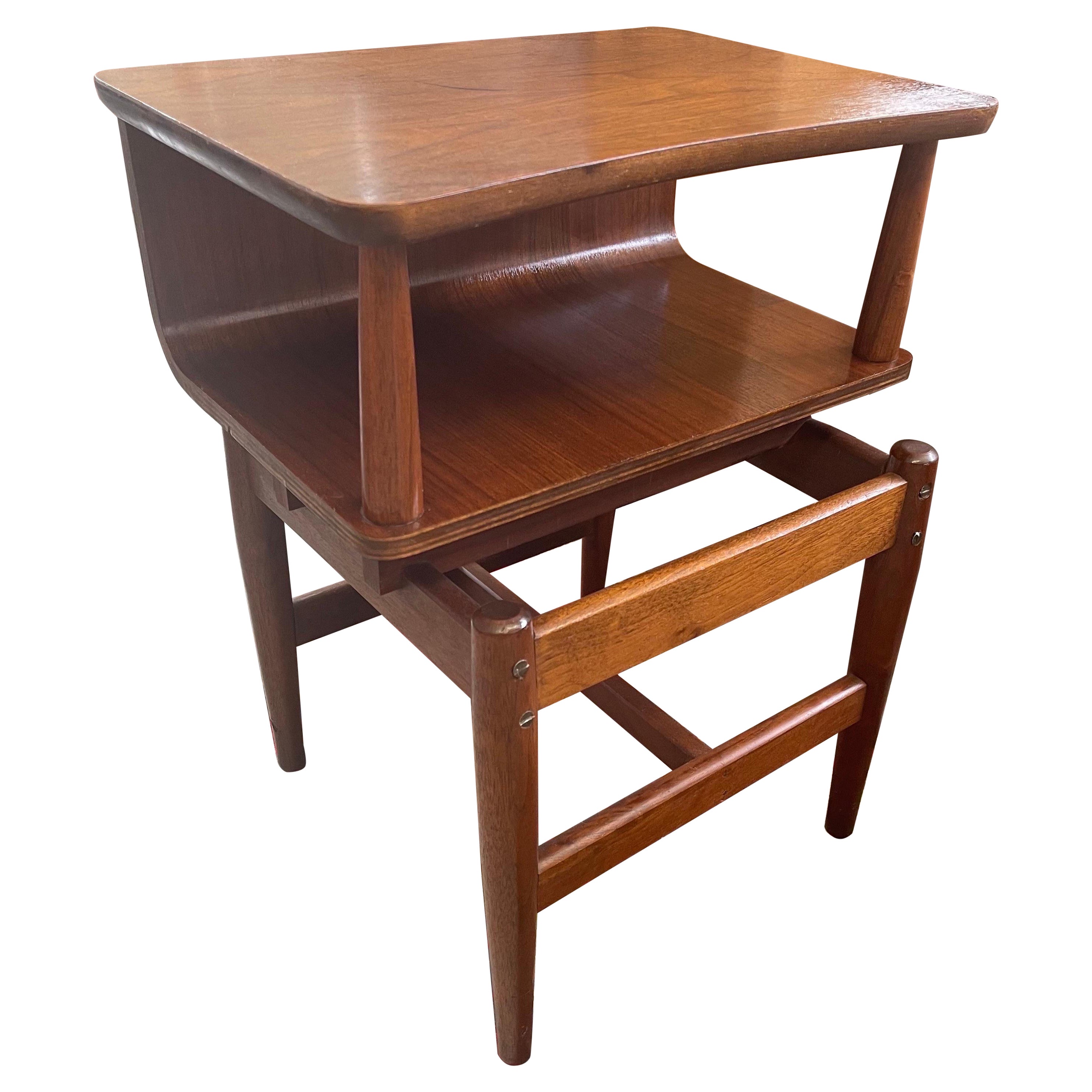Vintage Atomic Mid-Century Modern Style Accent Table