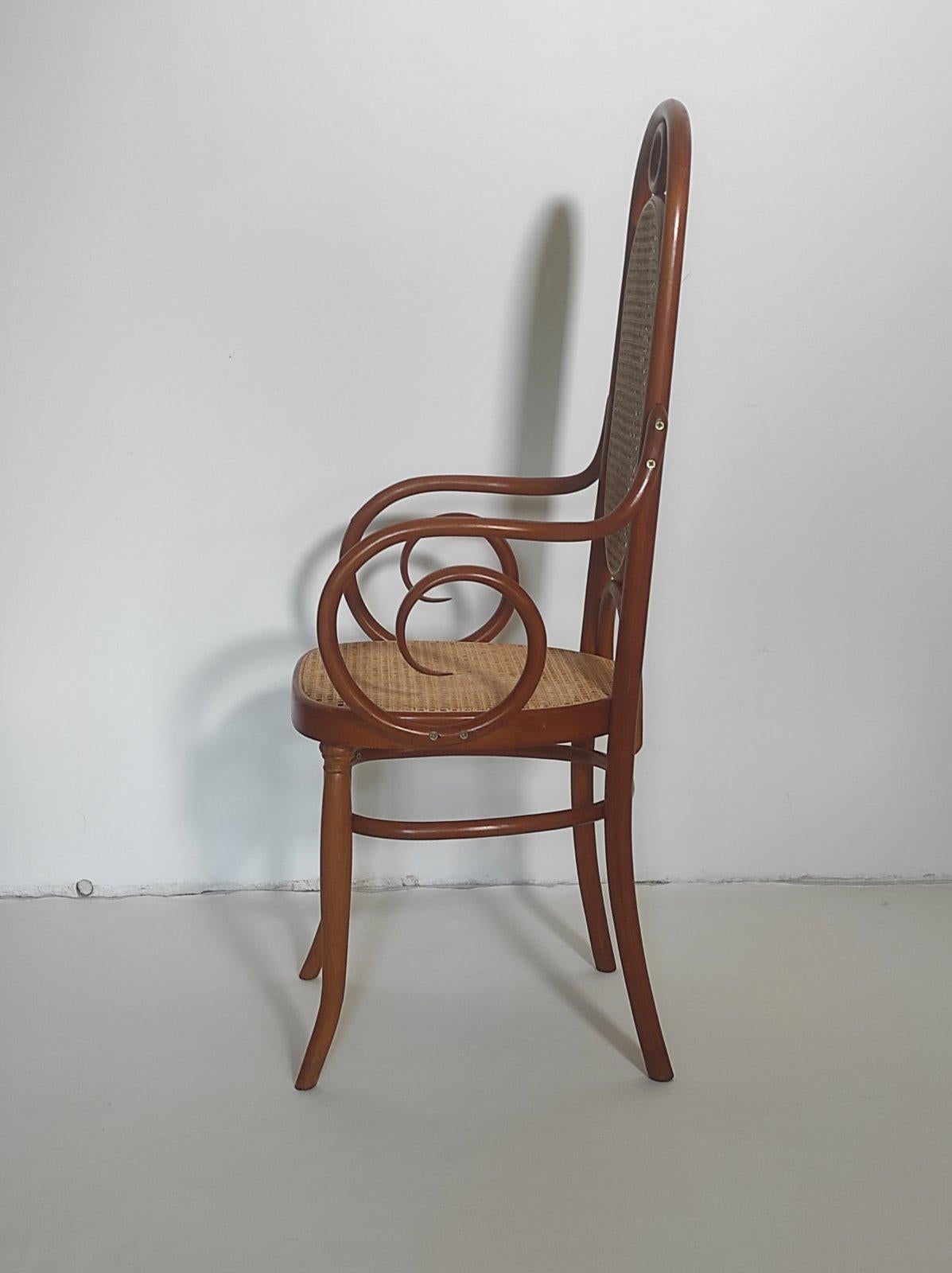 Mid-Century Modern Vintage Attributed to Thonet No 17 Chair 1970s For Sale