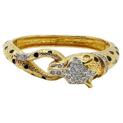 Vintage Attwood & Sawyer  Leopard Bangle 1980s