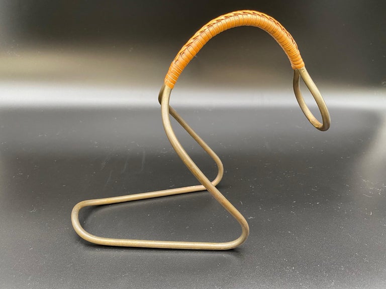 Vintage Auböck String Bottle Holder For Sale at 1stDibs