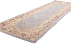 Tapis à capuche vintage américain Aubusson, Feminine Charm meets Cozy Chic