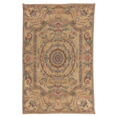 Vintage Aubusson Beljen Mills Wandbehang, 03'09 x 05'09, Aubusson