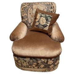 Fauteuil club tapissé Aubusson Vintage Wallace