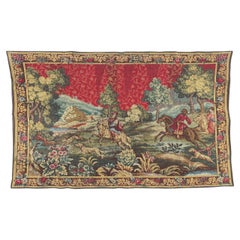 Bobyrug’s Antique Aubusson Style French Jaquar Tapestry