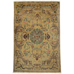 Vintage Aubusson Style Palace Size Rug with Louis XVI Style