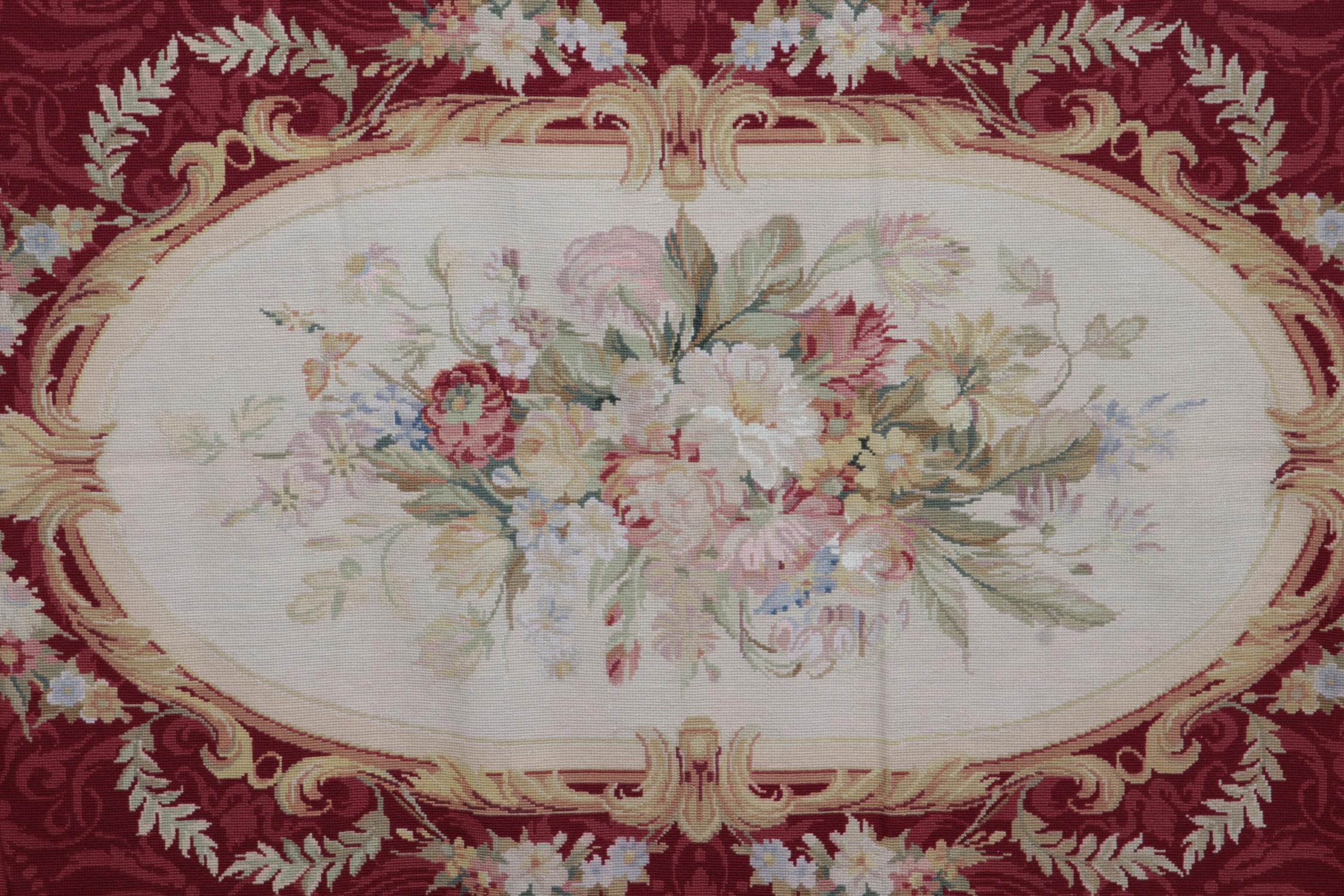 This high-quality floral needlepoint piece is perfect for any modern or traditional interiors. Hang on your wall and instantly enhance your rooms aesthetic, or place on the floor as a bedroom rug or living room rug. This item is sure to make a