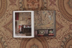 Vintage Aubusson Style Needlepoint Rug with Bold Floral Medallions - Rug & Kilim