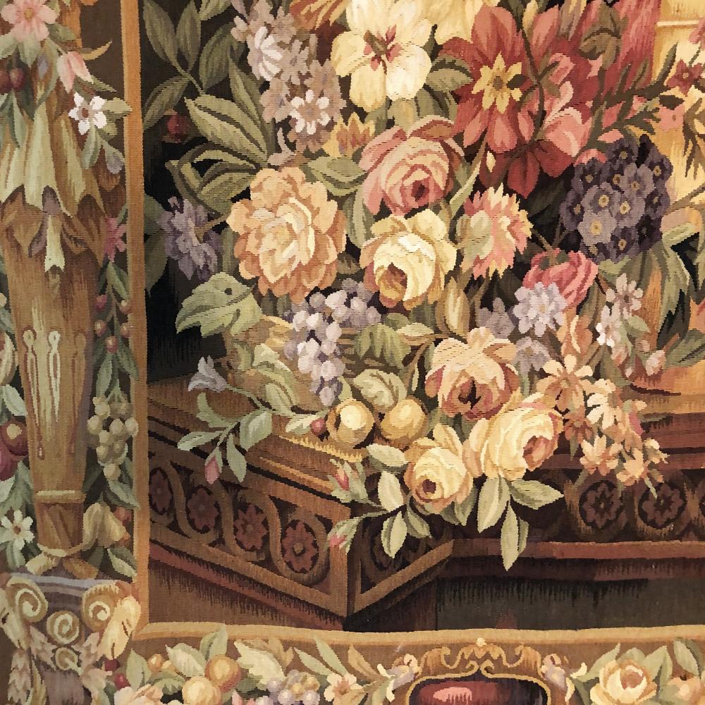 Vintage-Wandteppich im Aubusson-Stil im Angebot 2