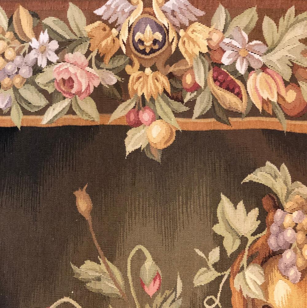 Vintage-Wandteppich im Aubusson-Stil im Angebot 3