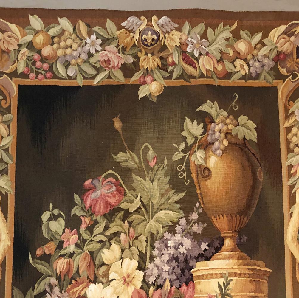 Renaissance Revival Vintage Aubusson-Style Tapestry For Sale