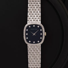 Vintage Audemars Piguet 18 Karat White Gold and Diamond Indices Dress Watch