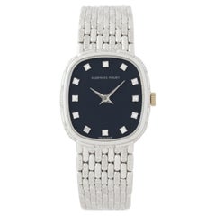 Vintage Audemars Piguet 18 Karat White Gold and Diamond Indices Dress Watch