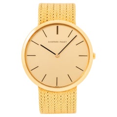 Vintage Audemars Piguet 18 Karat Yellow Gold 34mm Hand Wound Watch