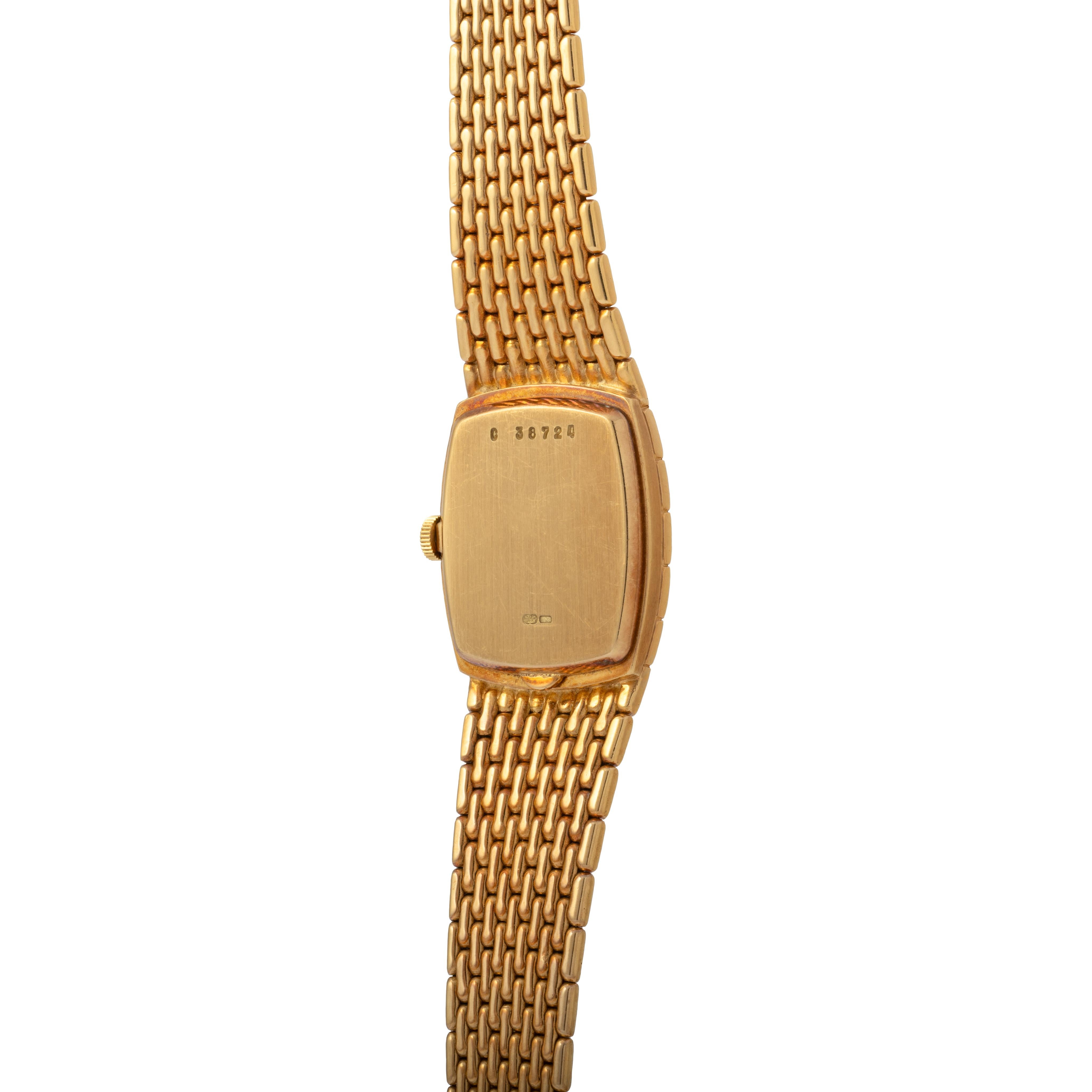 Vintage Audemars Piguet 18k Yellow Gold Cobra Model 624 Diamond Markers & Hands 3