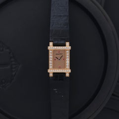 Vintage Audemars Piguet Charleston 18 Karat Diamond Ruby Quartz Watch