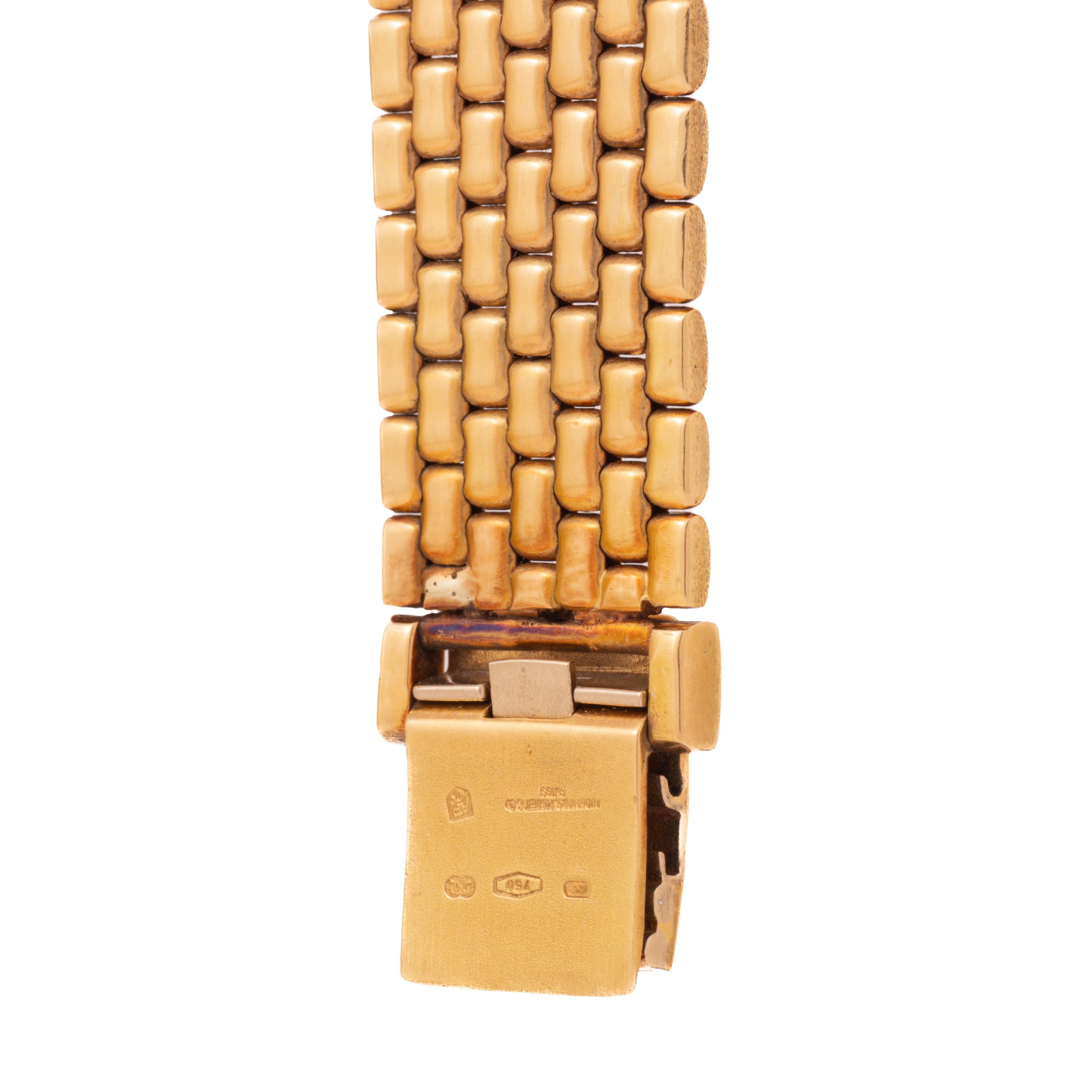 Vintage Audemars Piguet Cobra 18 Karat Yellow Gold Watch For Sale 2