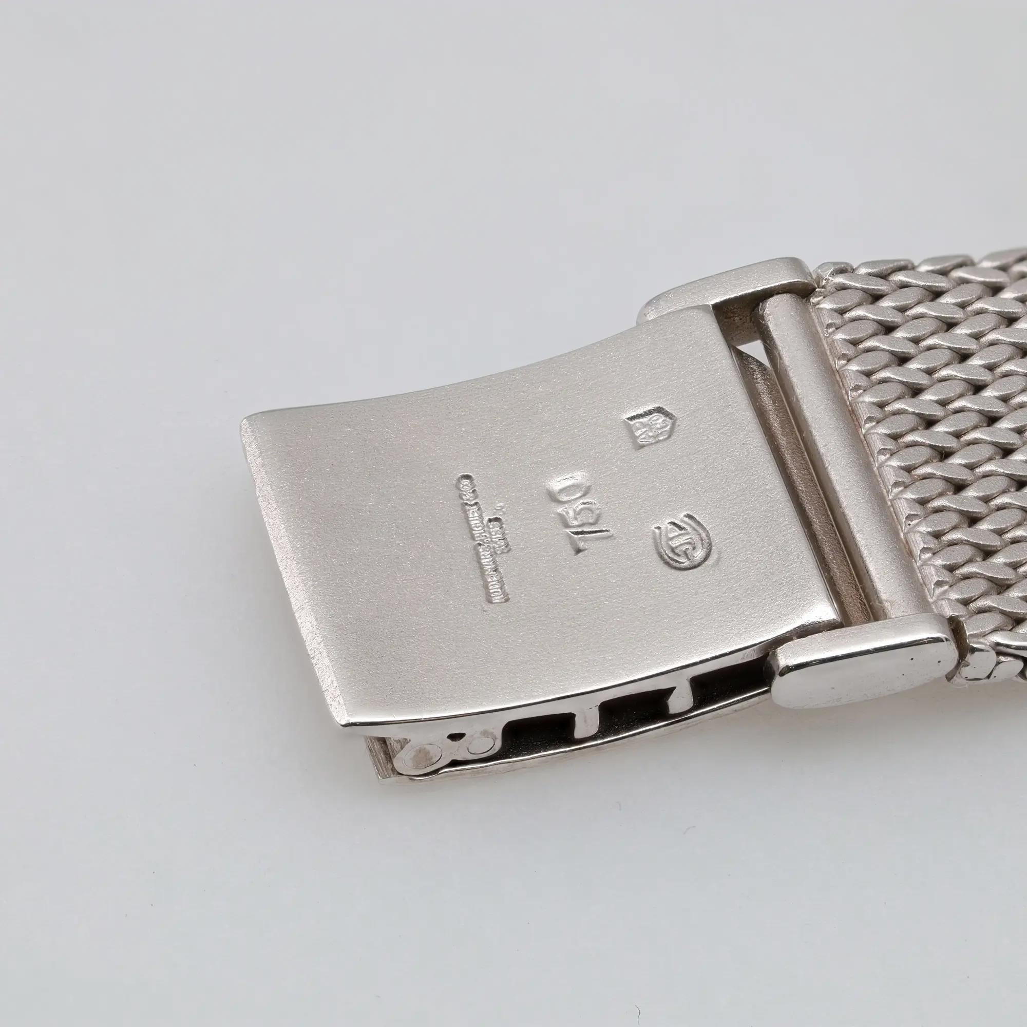 Vintage Audemars Piguet Cobra 18k White Gold Silver Dial Manual Unisex Watch 701 For Sale 2