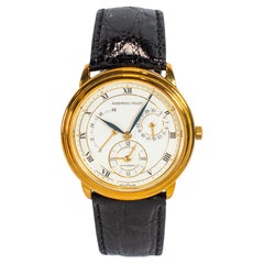 Vintage Audemars Piguet Dual Time 36MM 25685BA 18K Gold Kalender Automatikuhr