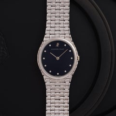 Funda de papel para reloj Audemars Piguet vintage, modelo 4443/683 «Bamboo», de oro blanco de 18 quilates