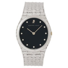 Funda de papel para reloj Audemars Piguet vintage, modelo 4443/683 «Bamboo», de oro blanco de 18 quilates