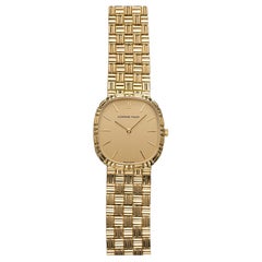 Vintage Audemars Piguet Puzzle 90s Champagne Dial Manual Wind 18K Gold 28mm Case