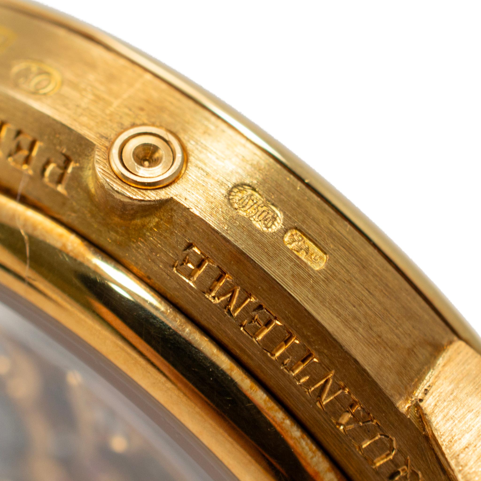 Vintage Audemars Piguet Quantieme Ewiger Kalender 25558BA Skelett Gold Uhr im Angebot 3