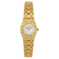 Audemars Piguet Mini Royal Oak en or jaune 18 carats et perles de Tahiti