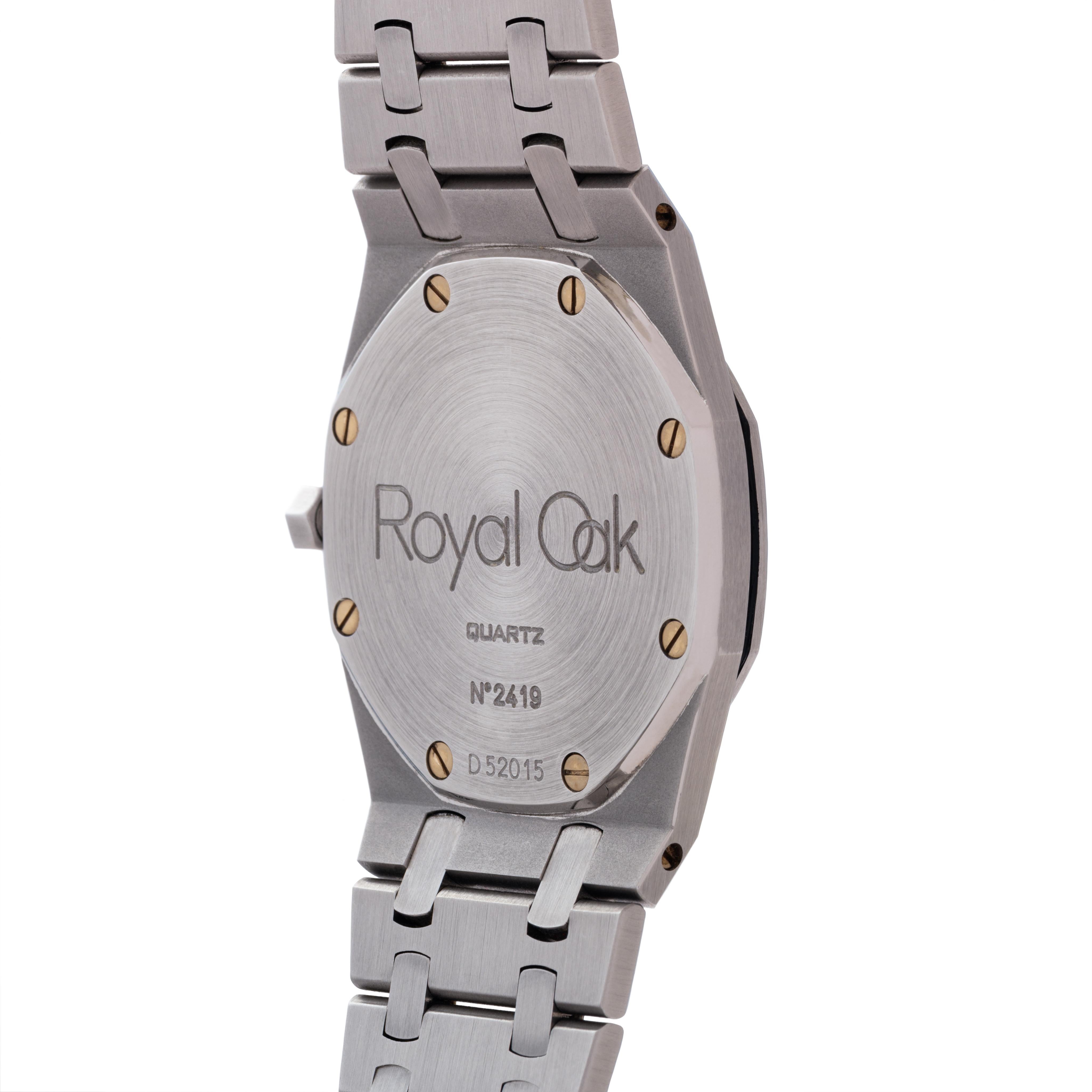 Femenino o masculino Reloj vintage Audemars Piguet Royal Oak Modelo 56303ST Acero inoxidable 33 mm en venta