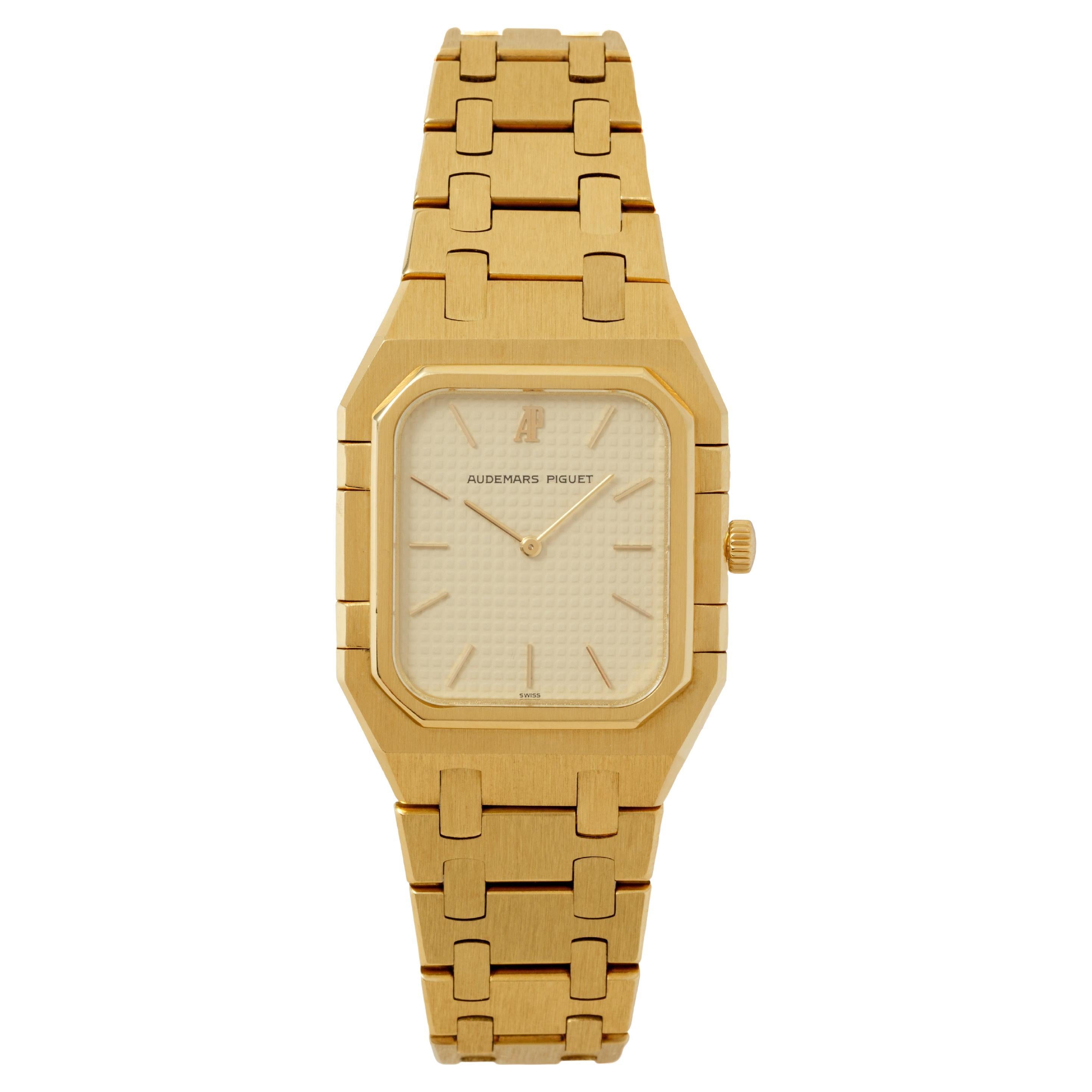 Vintage Audemars Piguet Royal Oak Model 600 18 Karat Yellow Gold Watch