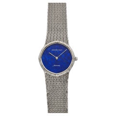 Vintage Audemars Piguet White Gold 14720BC Auto Lapis Lazuli Dial 31mm