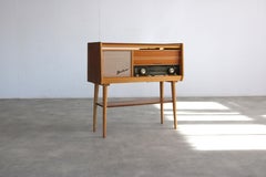 vintage audio furniture  side table  Telefunken  Sweden