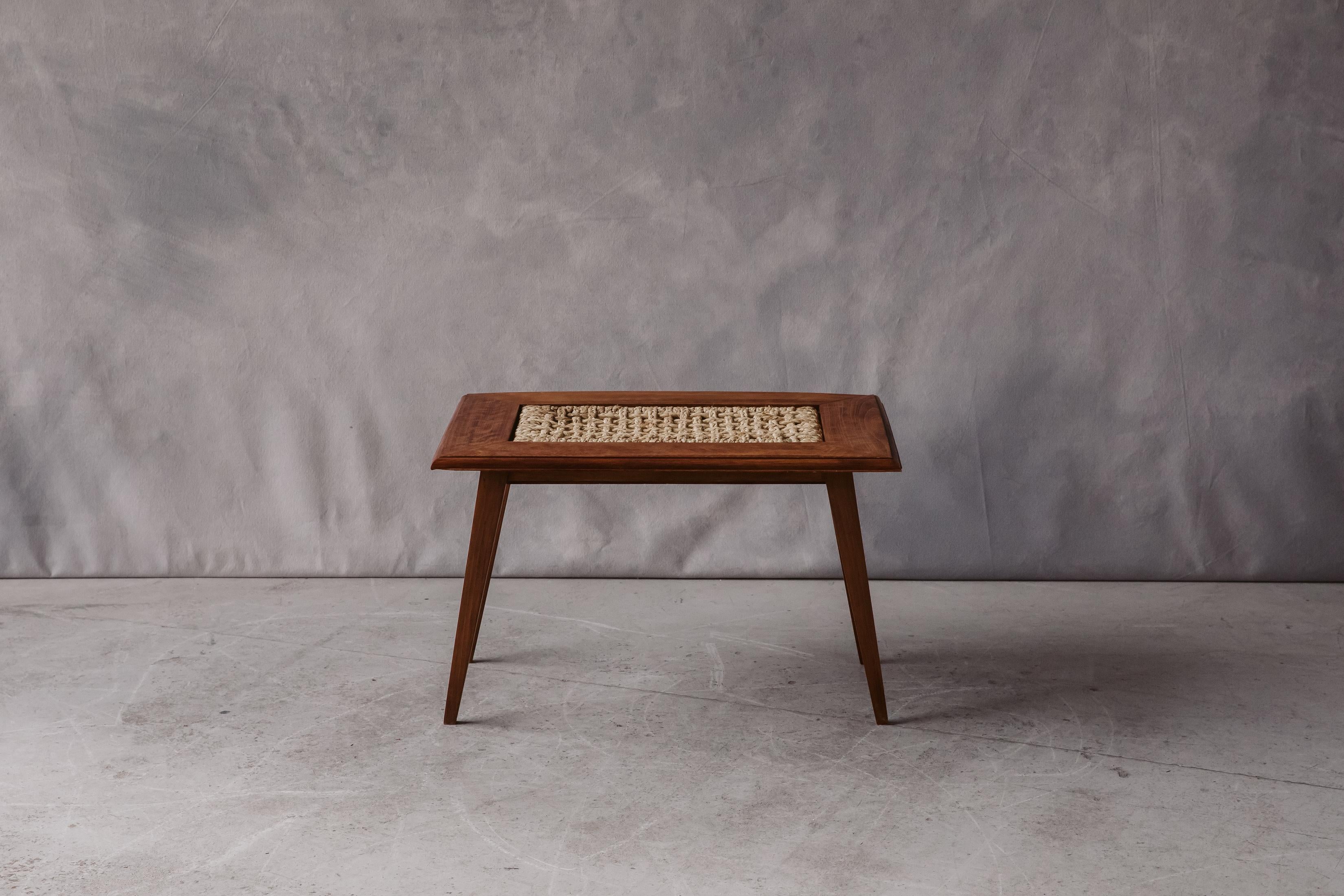 Vintage Audoux Minet Coffee Table, From France, Circa 1960 In Good Condition For Sale In Nashville, TN