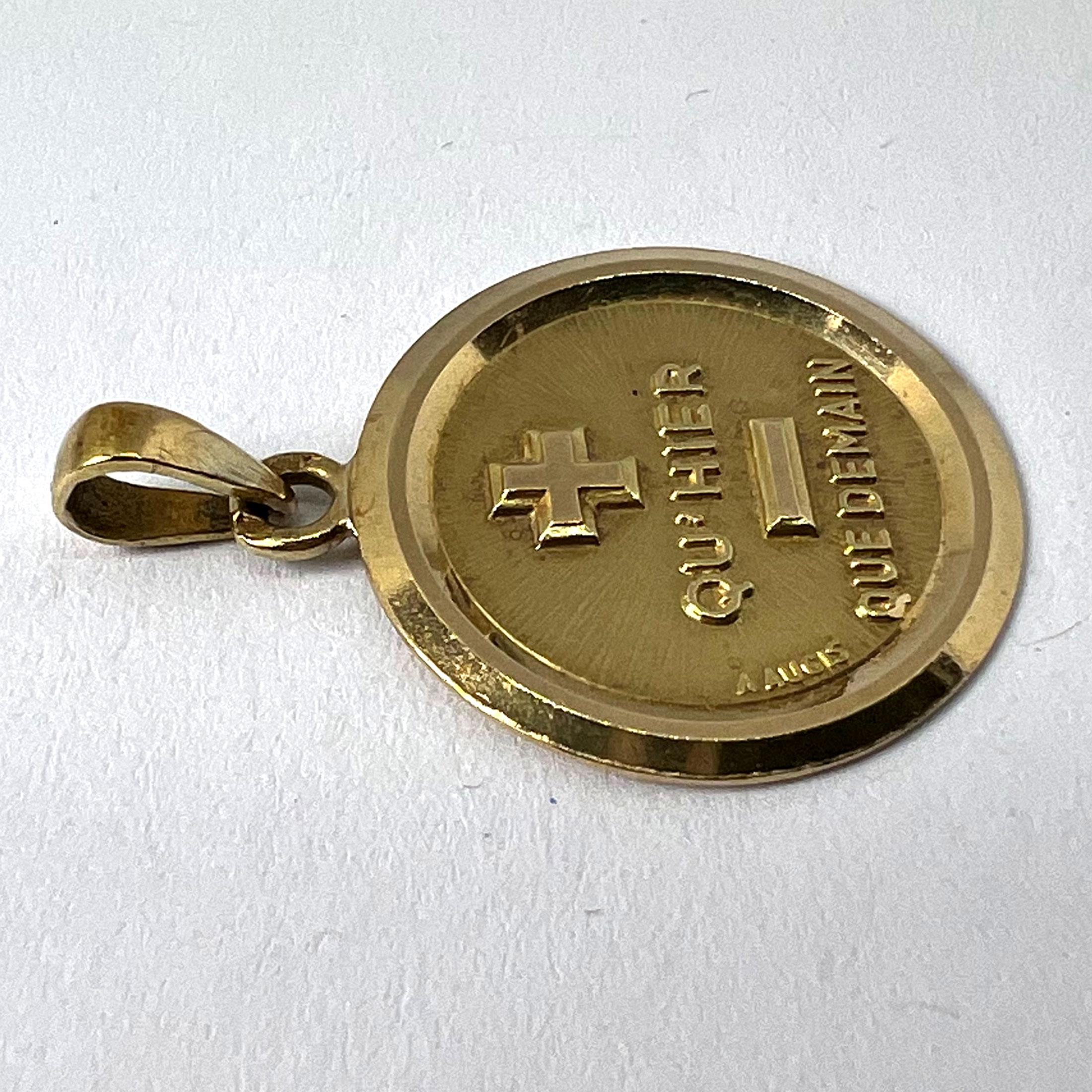 Vintage Augis More than Yesterday 18K Gelbgold Love Charm Anhänger, Vintage im Angebot 10