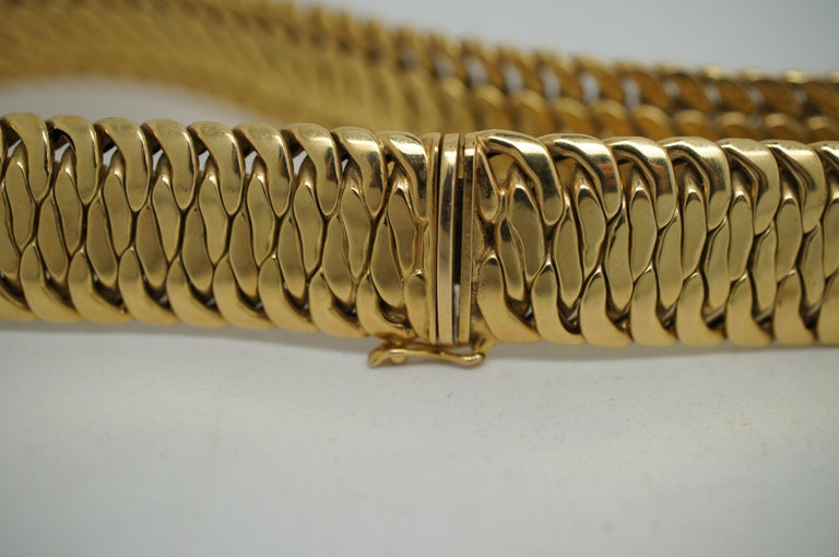 14K Yellow Gold Italian Bracelet (B) sold at auction on 6th February