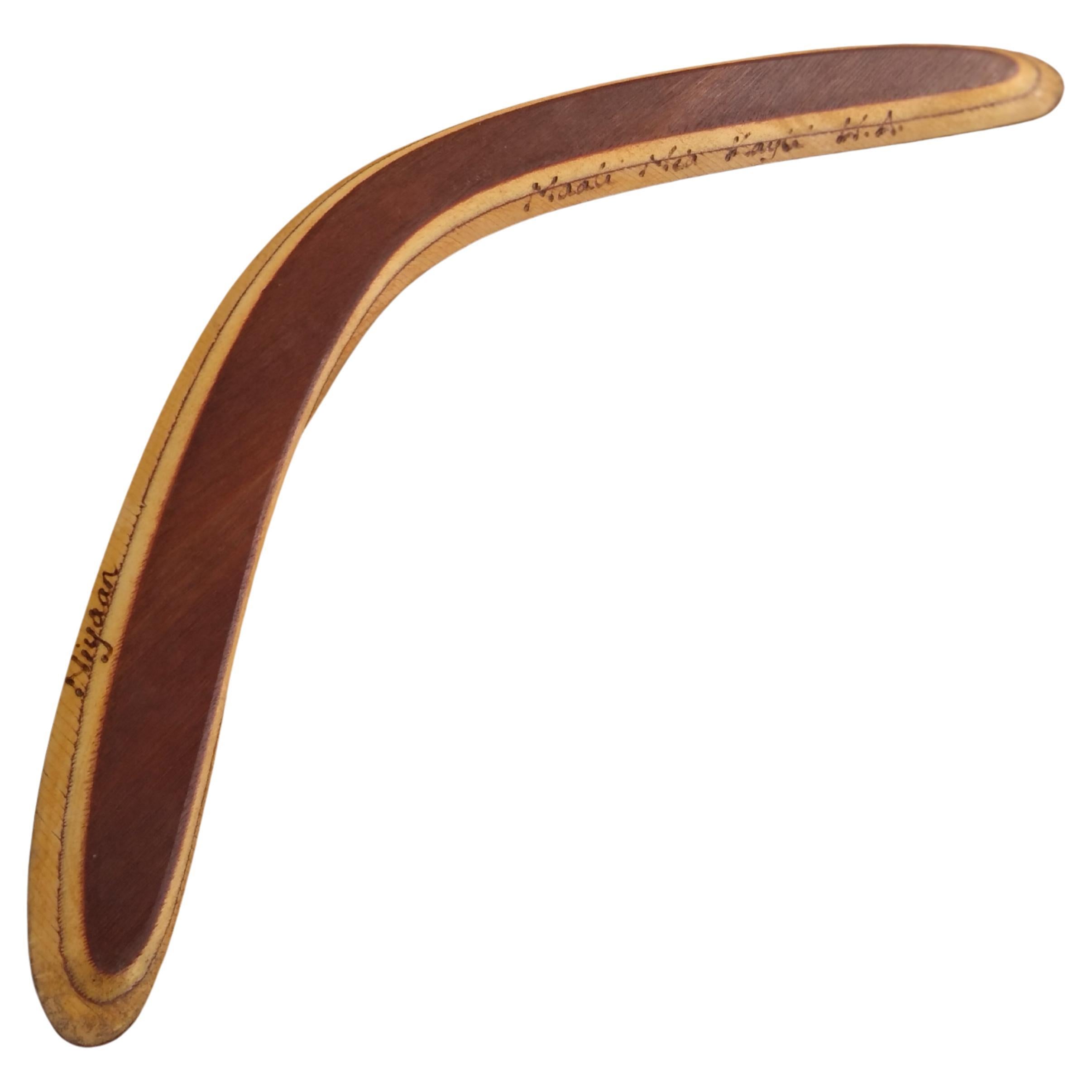 Boomerang australiano d'epoca da 18" Niyaan in vendita