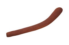 Vintage Australian Aboriginal Mulga Wood Carved Boomerang Throwing Stick 25"