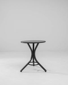 Paire de tables de bistrot autrichiennes en bois courbé, vintage