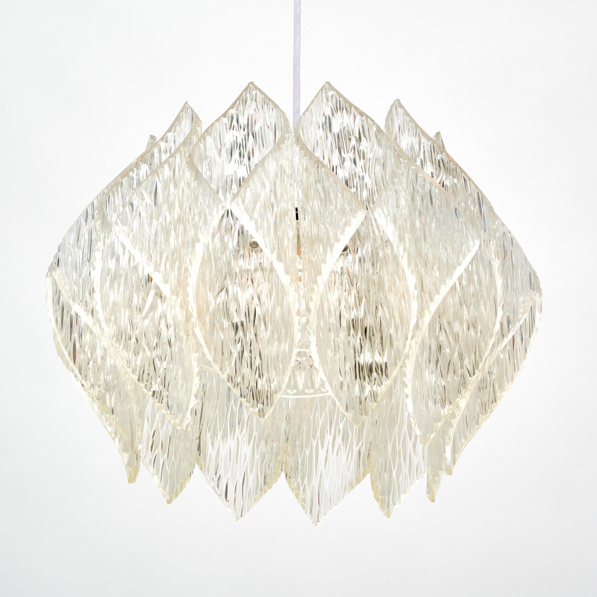Mid-Century Modern Lustre autrichien vintage de style Kalmar en vente