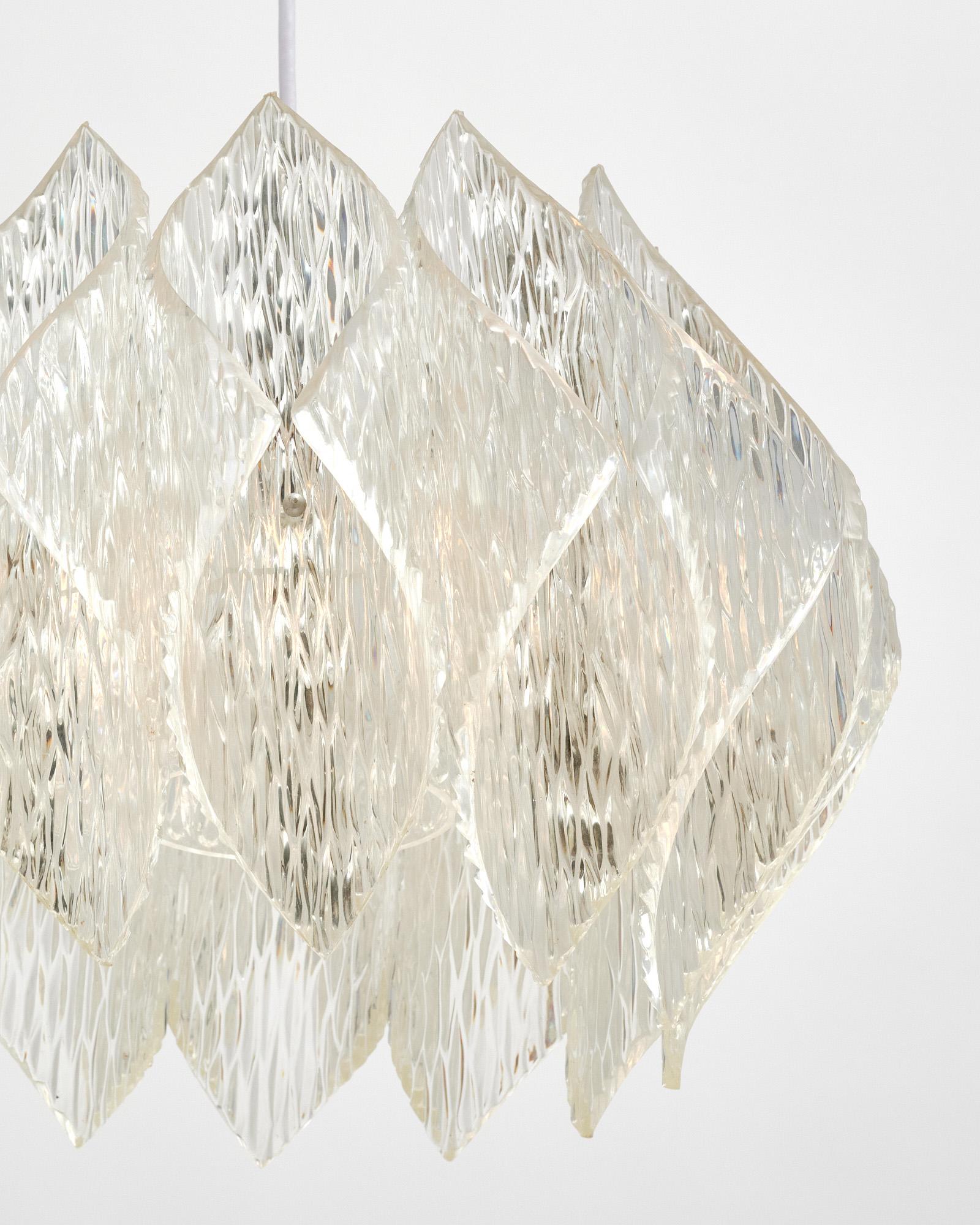 Lustre autrichien vintage de style Kalmar en vente 1