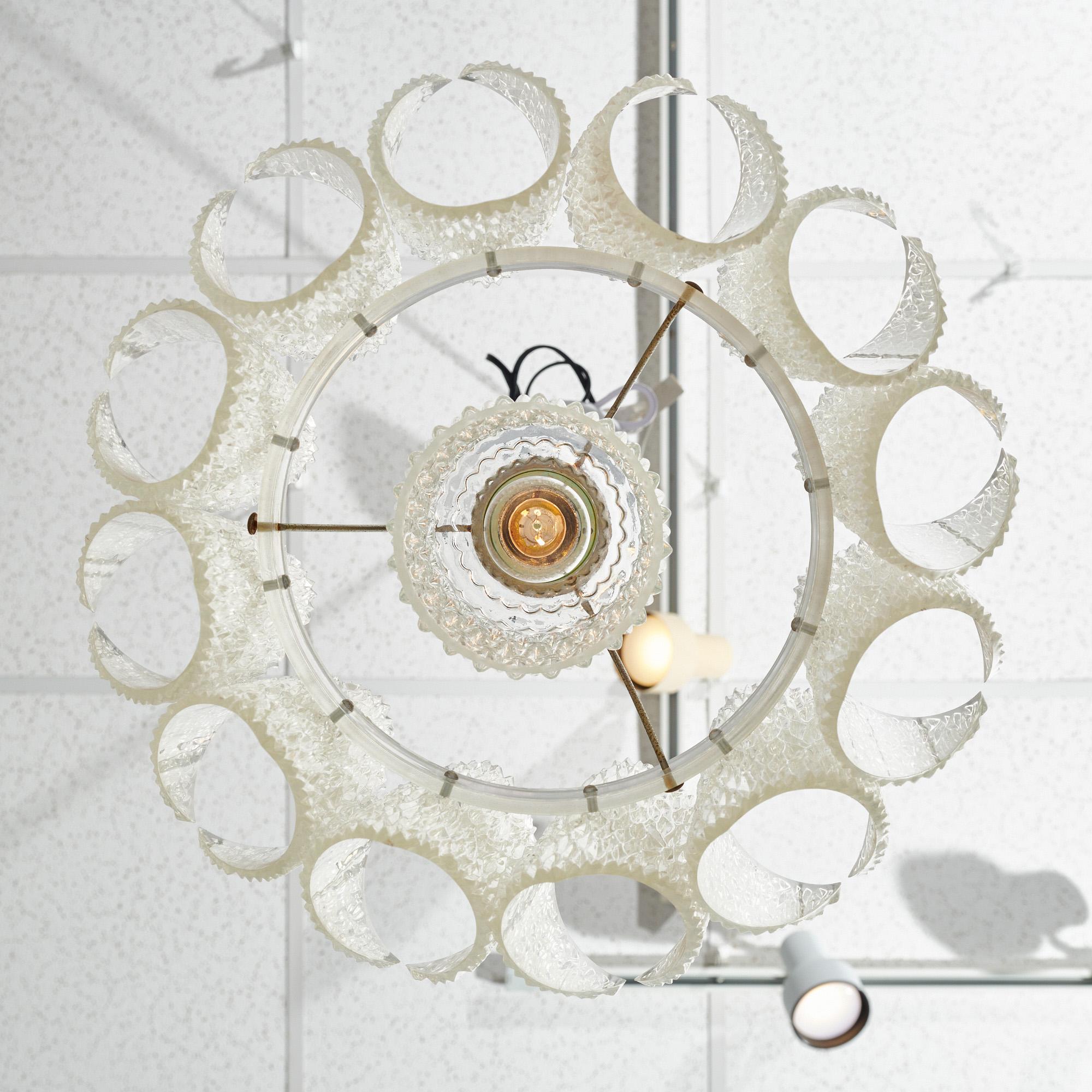 Lustre autrichien vintage de style Kalmar en vente 2