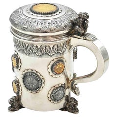 Vintage österreichisch-ungarischer Tankard, 19. Jahrhundert