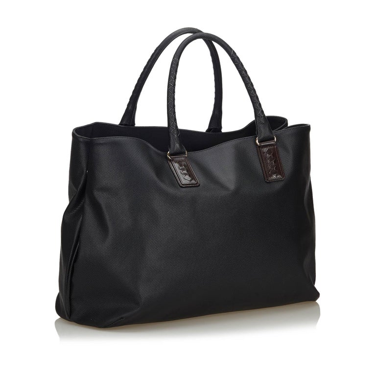 Vintage Authentic Bottega Marco Polo Tote Bag Italy w Dust Bag