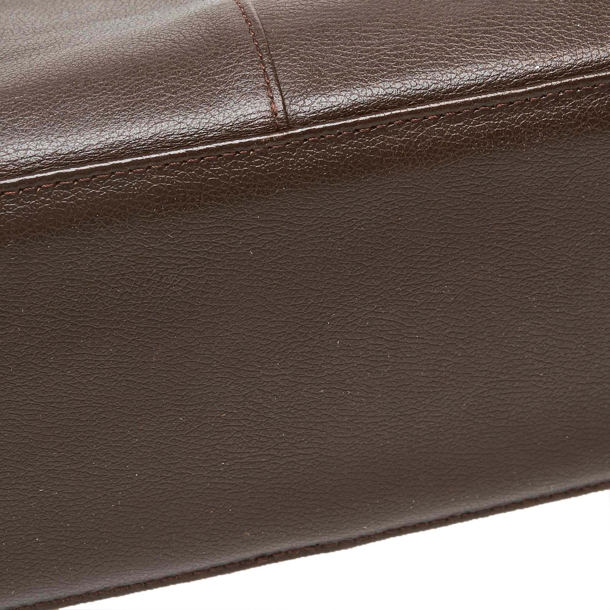 Vintage Authentic Burberry Black Leather Handbag United Kingdom MEDIUM  9