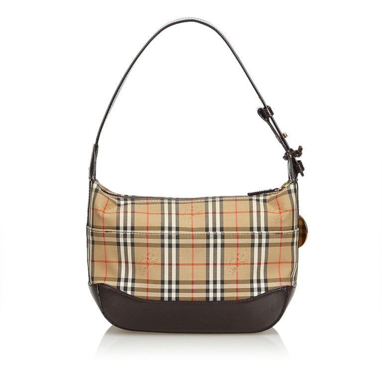 burberry plaid bucket bag