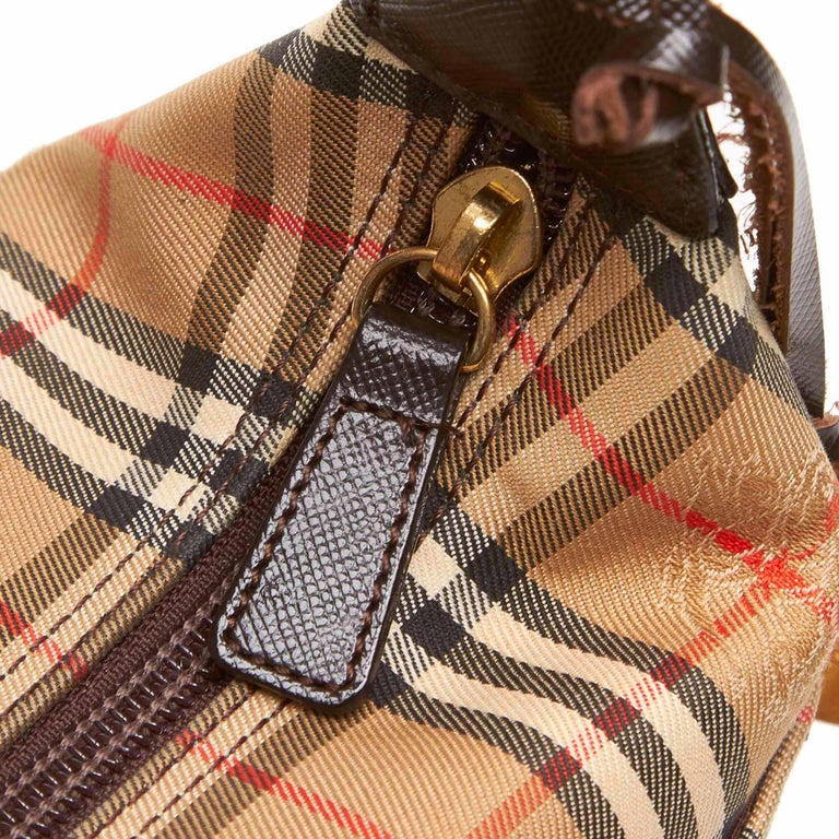 burberry plaid bucket bag