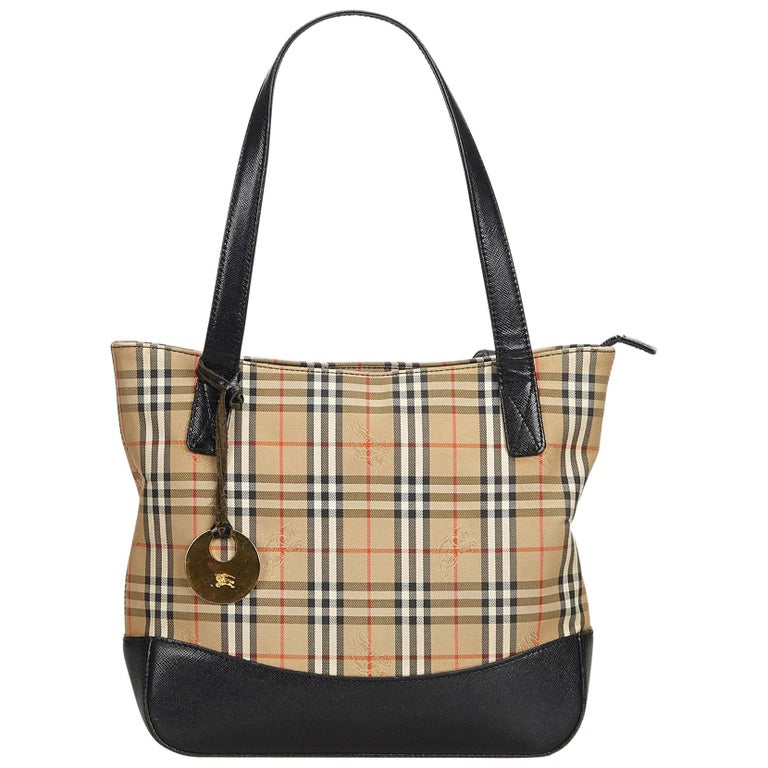 Burberry Brown Plaid Purse