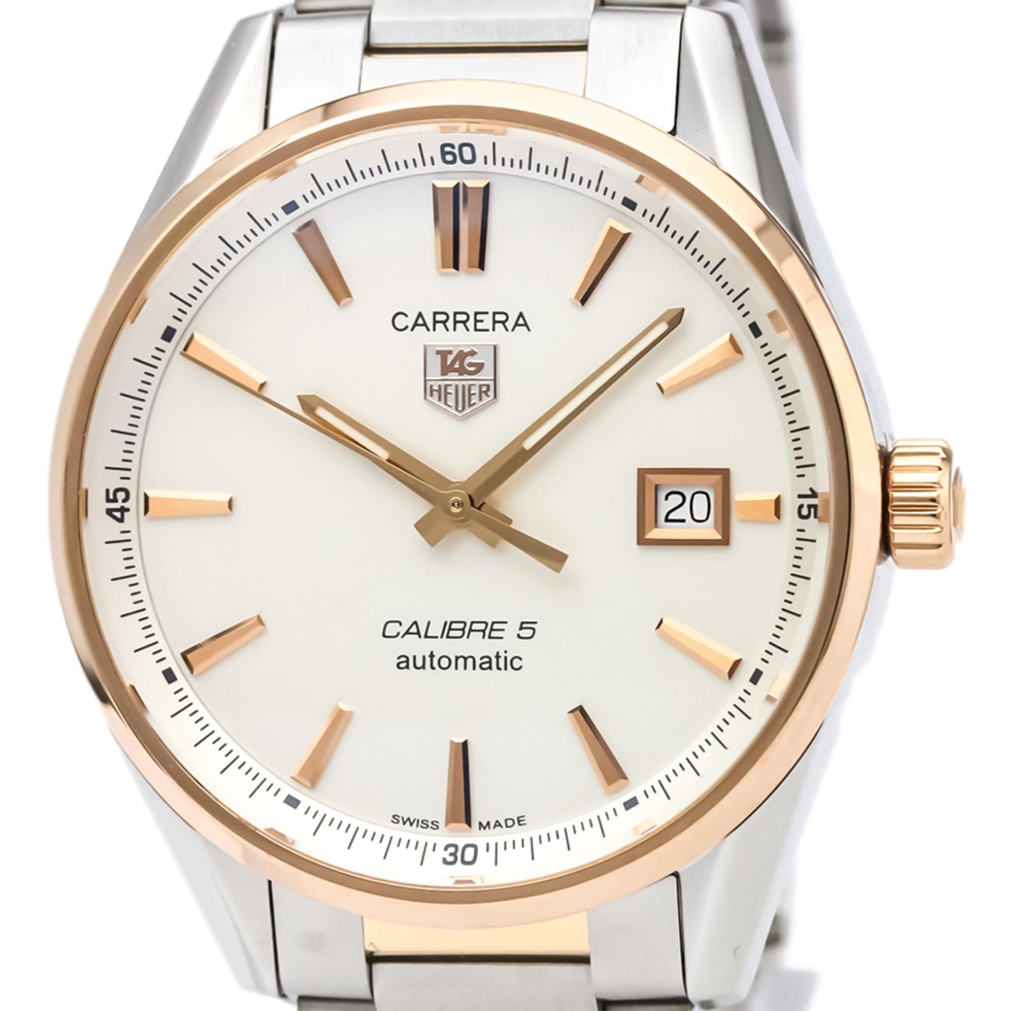 This watch features a stainless steel case with a gold bezel, a combination stainless steel and gold strap with a push button deployment clasp, and automatic movement. Watch Specifications: Face: about 3.6 cm × 3.6 cm Case: about 3.9 cm × 3.9 cm