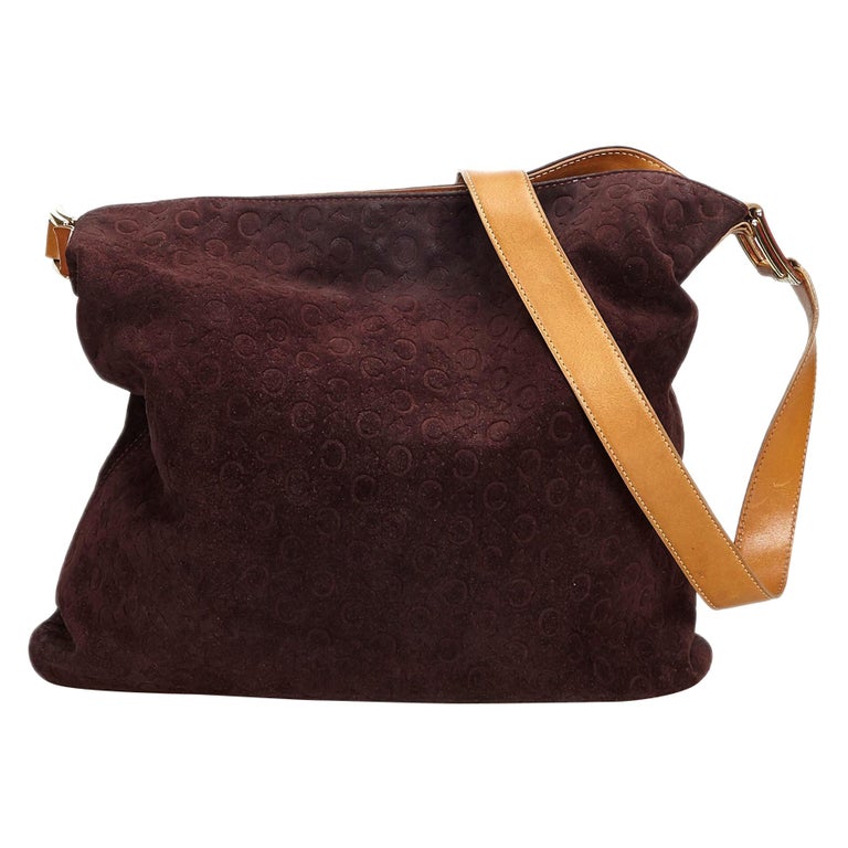 Celine Vintage Macadam Shoulder Bag