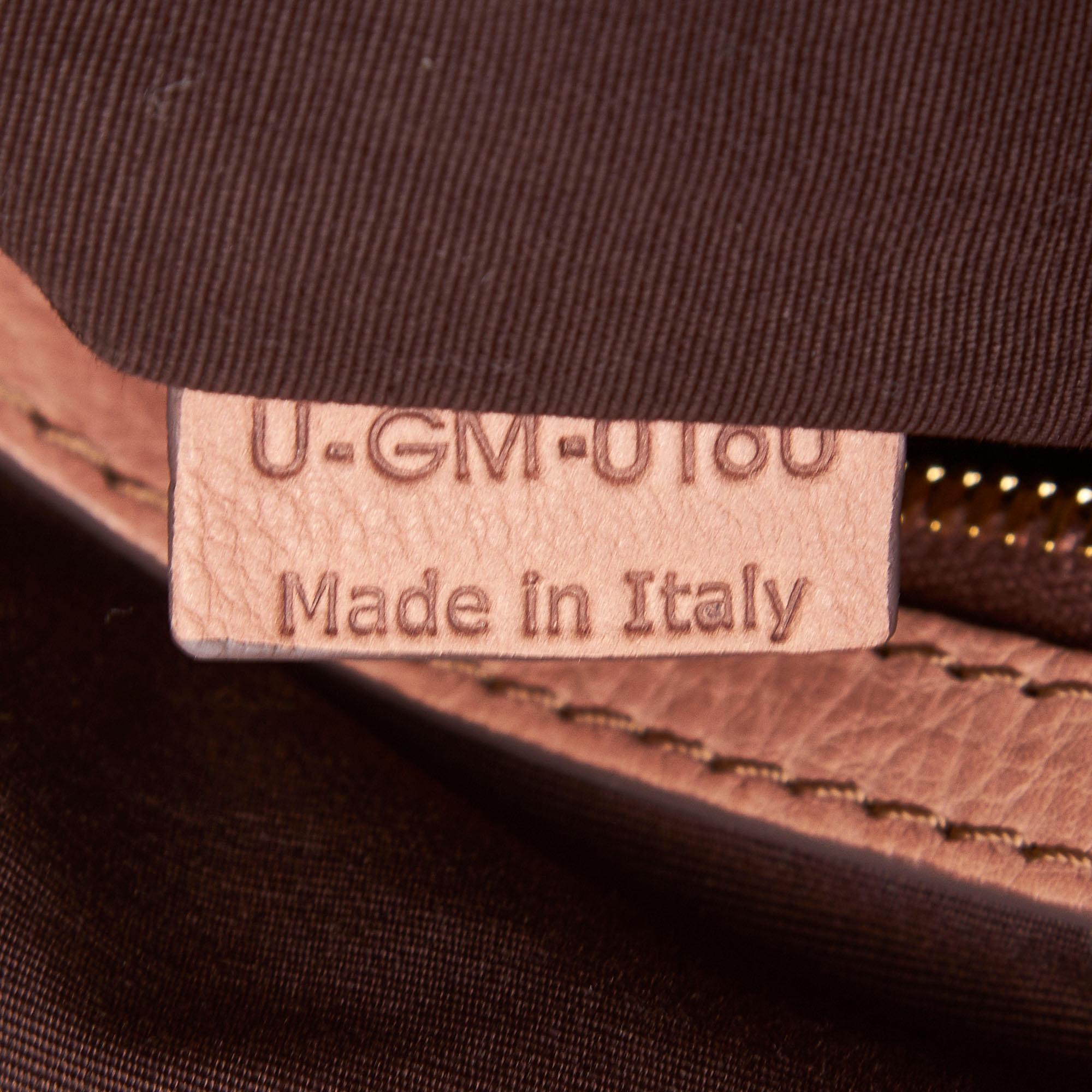 Vintage Authentic Celine Pink Leather Shoulder Bag Italy w/ Dust Bag LARGE  2