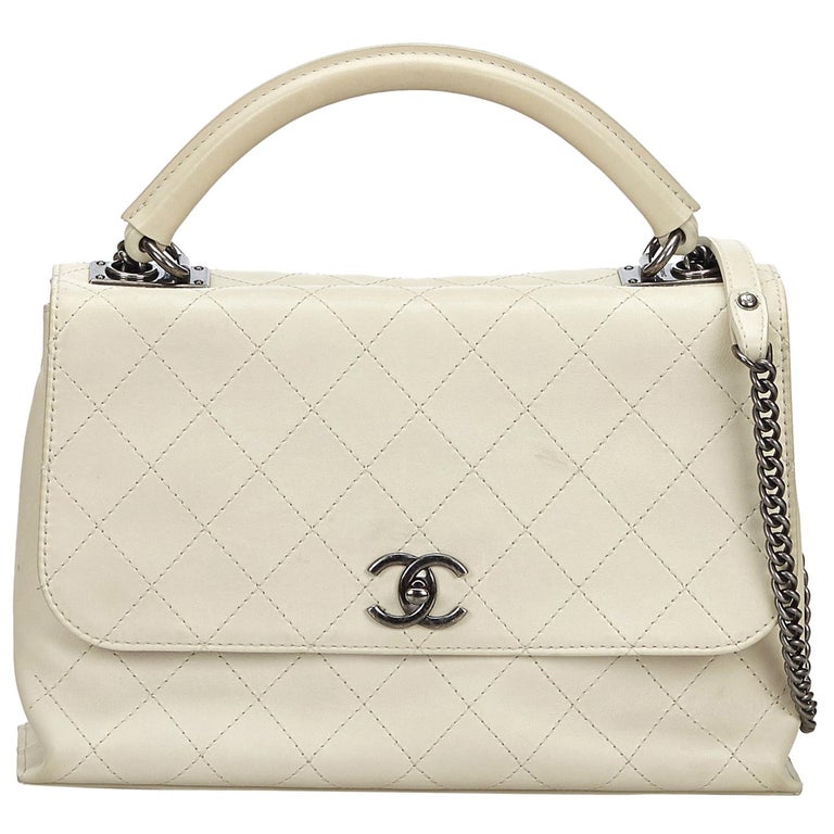 chanel quilted satchel